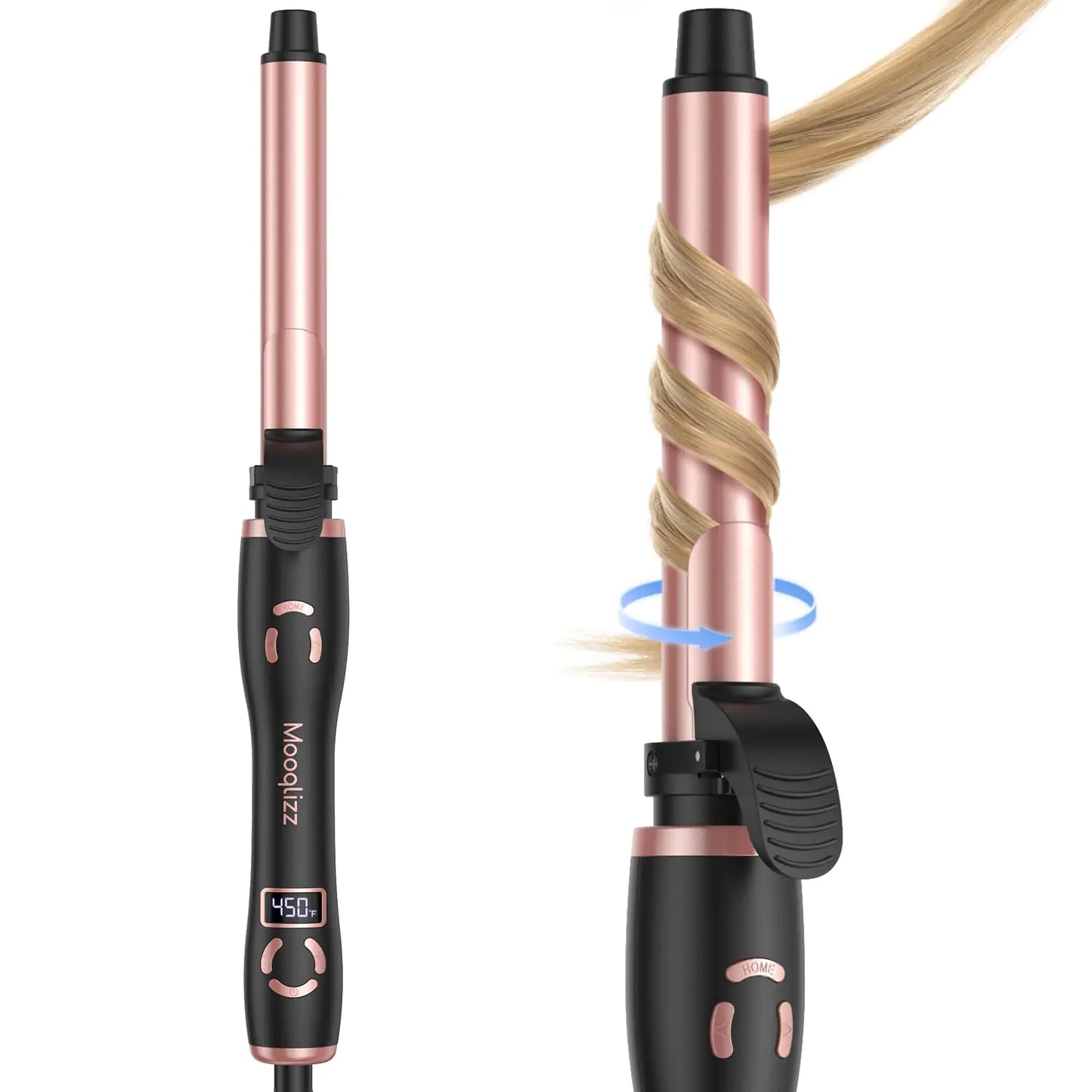 Automatic Rotating Curling Iron – 1-Inch Ceramic Barrel for Effortless Beach Waves